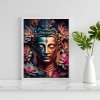 Malowanie Po Numerach Zestaw Buddha w Kwiatach 40x50